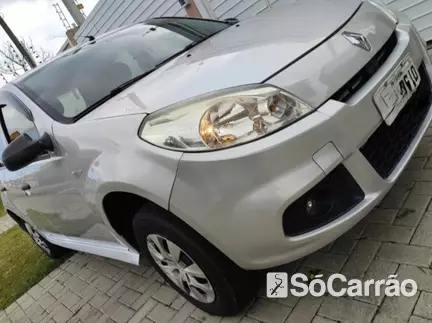 Renault SANDERO AUTHENTIQUE 1.0 16V HIFLEX na cor Prata em Curitiba / PR - 6904398