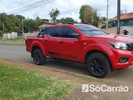 Nissan FRONTIER CD ATTACK 4X4 2.3 16V TDI AT na cor Vermelha em Guarapuava / PR - 6915142