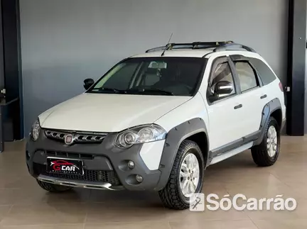 Fiat PALIO WEEKEND ADVENTURE LOCKER 1.8 16V na cor Branca no Viamão / RS - 6951253