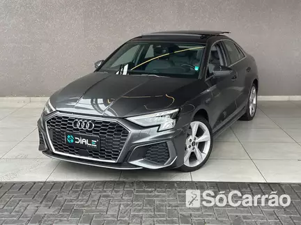 Audi A3 SEDAN S LINE 2.0 16V TB MHEV S TRONIC na cor Cinza em Curitiba / PR - 6942217