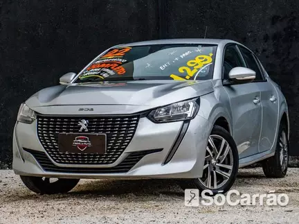 Peugeot 208 ALLURE 1.6 16V AT6 na cor Prata em Blumenau / SC - 6918744