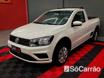 Volkswagen SAVEIRO CS 1.6 TRENDLINE na cor Branca em Blumenau / SC - 6919384
