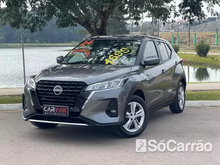 Nissan KICKS ACTIVE 1.6 16V CVT na cor Cinza em Blumenau / SC - 6921136