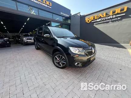 Renault SANDERO INTENSE 1.6 16V SCE CVT na cor Preta em JUNDIAI / SP - 6951663