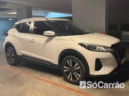 Nissan KICKS ADVANCE 1.6 16V CVT na cor Branca no Canoas / RS - 6928092