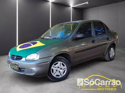 Chevrolet CORSA SEDAN CLASSIC 1.0 VHC 8V na cor Cinza em BOREBI / SP - 6928196