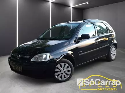 Chevrolet CORSA SEDAN MAXX 1.8 8V FLEXPOWER na cor Preta em BOREBI / SP - 6928205