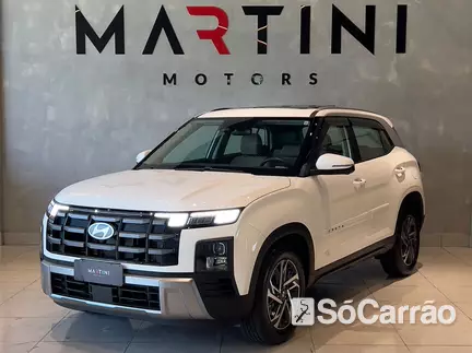 Hyundai CRETA PLATINUM 1.0 12V TB AT na cor Branca em JUNDIAI / SP - 6945331