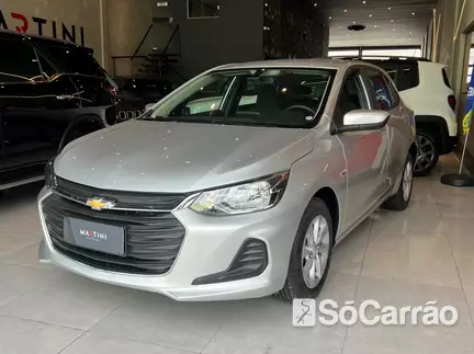 Chevrolet ONIX LT 1.0 12V MT6 na cor Prata em JUNDIAI / SP - 6956433