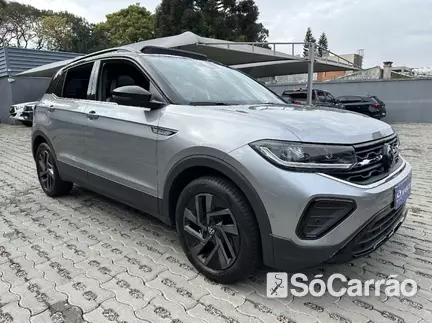 Volkswagen T-CROSS HIGHLINE 250(BICOLORI) 1.4 TSI AT6 na cor Prata em Curitiba / PR - 6951050