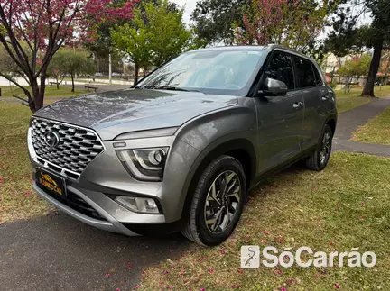 Hyundai CRETA PLATINUM 1.0 12V T-GDI AT na cor Cinza em Curitiba / PR - 6957607