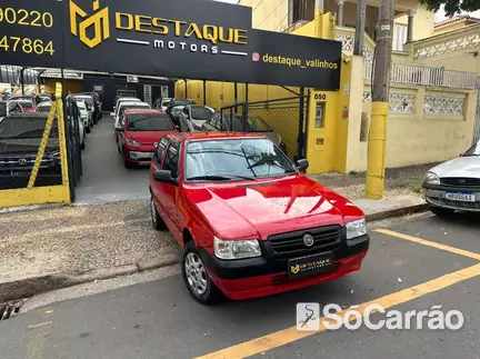 Fiat UNO MILLE FIRE ECONOMY 1.0 8V na cor Vermelha em VALINHOS / SP - 6957694