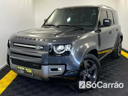Land Rover DEFENDER 110 X-DYNAMIC HSE D300 4X4 3.0 TB AT na cor Cinza em Blumenau / SC - 6547262