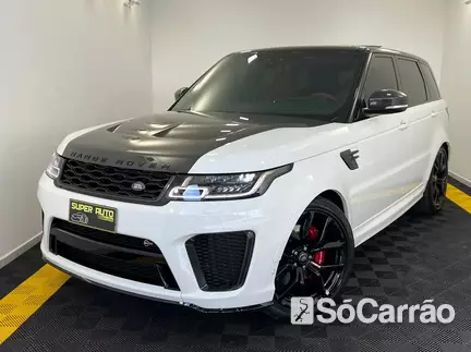 Land Rover RANGE ROVER SPORT SVR CARBON EDITION 4X4 5.0 S/C V8 na cor Branca em Blumenau / SC - 6803086