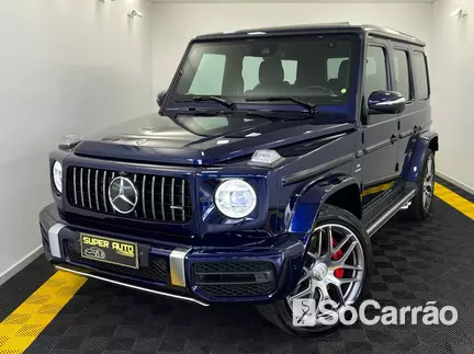 Mercedes G 63 AMG 4.0 V8 BI-TB 4MATIC na cor Azul em Blumenau / SC - 6841226