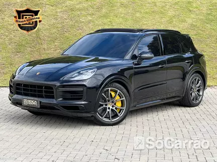 Porsche CAYENNE TURBO 4X4 4.0 V8 550CV TIP na cor Preta em Brusque / SC - 5689685