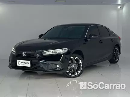 Honda CIVIC TOURING EHEV 2.0 AT na cor Preta em Brusque / SC - 6543068