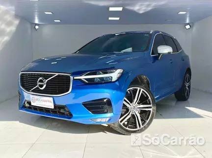 Volvo XC60 R-DESIGN T6 AWD 4X4 2.0 TB AT na cor Azul em Brusque / SC - 6596996