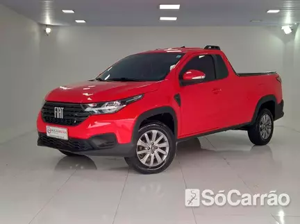 Fiat STRADA CS FREEDOM 1.3 8V FIREFLY na cor Vermelha em Brusque / SC - 6669981
