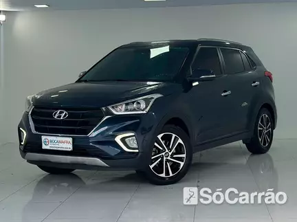 Hyundai CRETA PRESTIGE 2.0 16V AT6 na cor Azul em Brusque / SC - 6697386