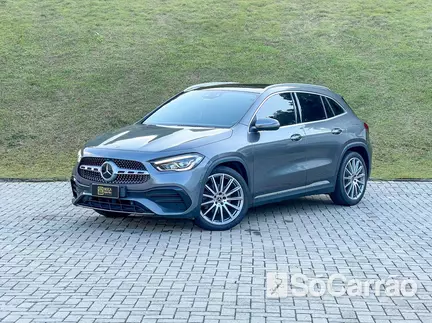 Mercedes GLA 200 AMG LINE 1.3 16V TB MHEV na cor Cinza em Brusque / SC - 6706170