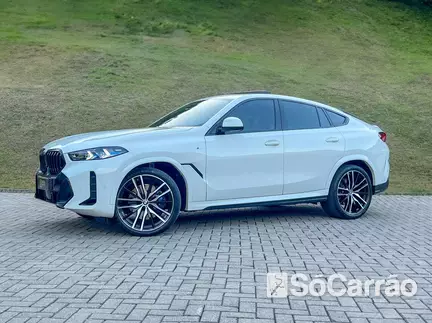 BMW X6 XDRIVE40I M SPORT 4X4 3.0 TB na cor Branca em Brusque / SC - 6805388