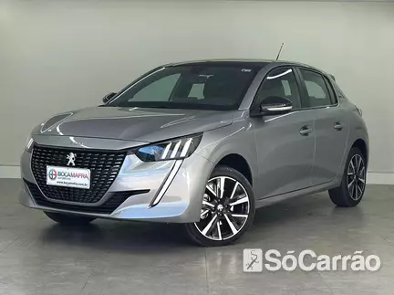 Peugeot 208 STYLE 1.0 T200 CVT na cor Cinza em Brusque / SC - 6920323