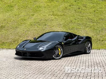Ferrari 488 GTB 3.9 70 ANNI V8 BI-TB na cor Preta em Brusque / SC - 6932287