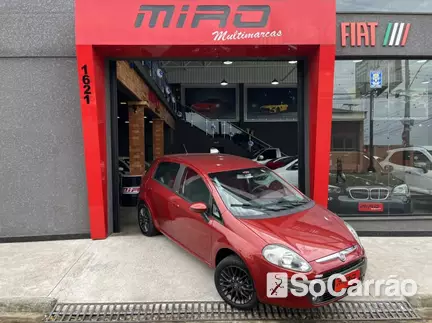 Fiat PUNTO ESSENCE 1.6 16V EVO na cor Vermelha em Ponta Grossa / PR - 6902907