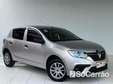 Renault SANDERO LIFE 1.0 12V SCE na cor Prata em Campo Largo / PR - 6697660