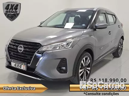 Nissan KICKS ADVANCE 1.6 16V CVT na cor Cinza em São José / SC - 6872832
