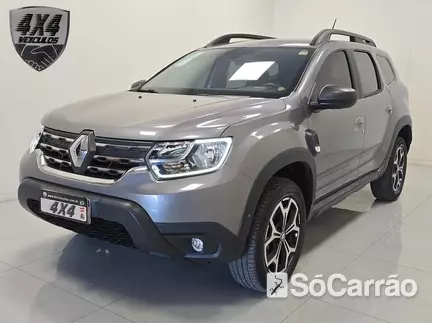 Renault DUSTER ICONIC 1.3 16V TCE CVT X-TRONIC na cor Cinza em São José / SC - 6919303