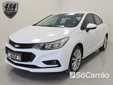 Chevrolet CRUZE LT 1.4 TURBO AT na cor Branca em São José / SC - 6940627
