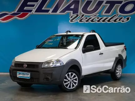 Fiat STRADA CS HARD WORKING 1.4 8V na cor Branca em Fazenda Rio Grande / PR - 6334125