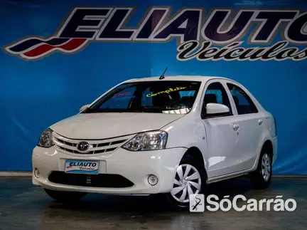 Toyota ETIOS SEDAN X 1.5 16V na cor Branca em Fazenda Rio Grande / PR - 6502786