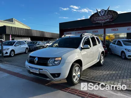 Renault DUSTER DYNAMIQUE 2.0 16V HIFLEX na cor Branca em Joinville / SC - 6721478