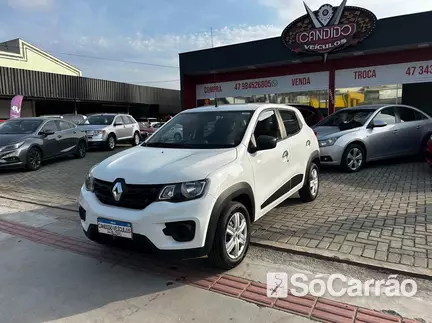 Renault KWID ZEN 1.0 12V na cor Branca em Joinville / SC - 6727727