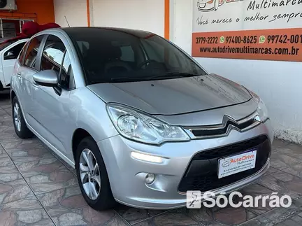 Citroen C3 TENDANCE 1.5 8V na cor Prata em Curitiba / PR - 6851135