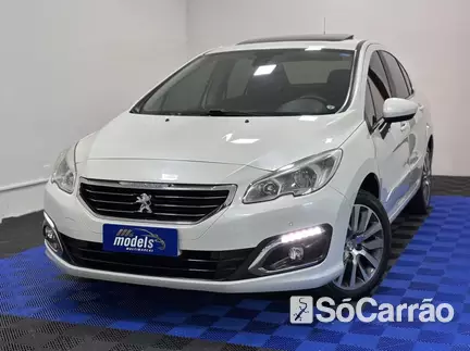 Peugeot 408 GRIFFE SEDAN 1.6 16V THP TIP na cor Branca em Curitiba / PR - 6757084