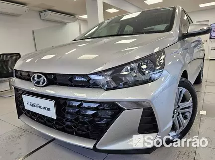 Hyundai HB20S COMFORT PLUS 1.0 TGDI 12V AT6 na cor Prata em Curitiba / PR - 6962518