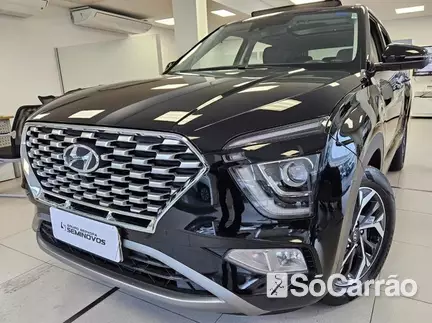 Hyundai CRETA PLATINUM 1.0 12V T-GDI AT na cor Preta em Curitiba / PR - 6980454