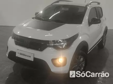 Fiat MOBI TREKKING 1.0 6V FIREFLY na cor Branca em Paranaguá / PR - 6836101