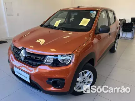 Renault KWID ZEN 1.0 12V na cor Laranja em Ponta Grossa / PR - 6762012
