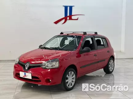 Renault CLIO EXPRESSION 1.0 16V na cor Vermelha em Curitiba / PR - 6847774
