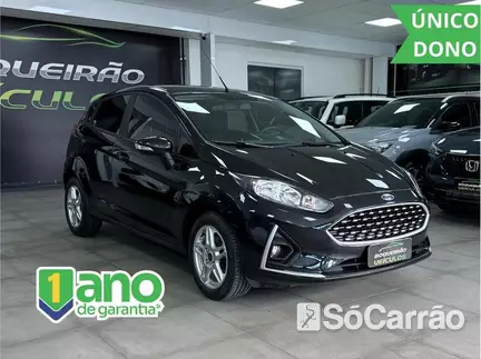Ford NEW FIESTA SEL 1.6 16V na cor Preta no Canoas / RS - 6670166