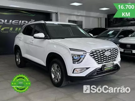 Hyundai CRETA COMFORT 1.0 12V TB AT na cor Branca no Canoas / RS - 6737259