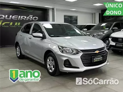 Chevrolet ONIX 1.0 12V MT na cor Prata no Canoas / RS - 6770761
