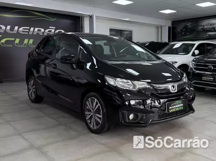 Honda FIT EX 1.5 16V CVT na cor Preta no Canoas / RS - 6898267