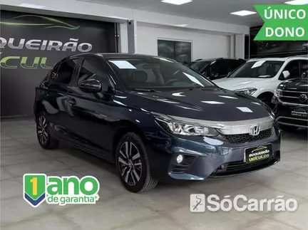 Honda CITY HATCH EXL 1.5 16V CVT na cor Azul no Canoas / RS - 6906940