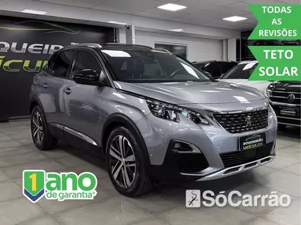 Peugeot 3008 SUV GRIFFE PACK 1.6 THP 16V AT6 na cor Prata no Canoas / RS - 6913243